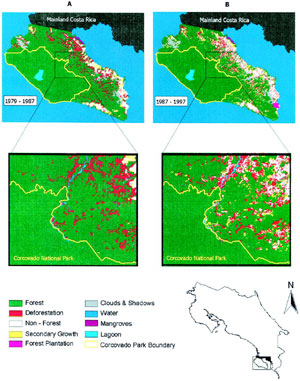 Corcovado National Park map